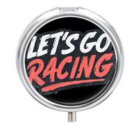 Let's Go Racing Small Pill Box Case 3 Compartment 2"