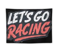 Let's Go Racing Tapestry Wall Hanging Tapestries 30"x40"