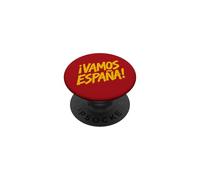 Let's Go Spain! in Spanish Yellow Lettering PopSockets Adhesive PopGrip