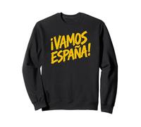 Let's Go Spain! in Spanish Yellow Lettering Sweatshirt