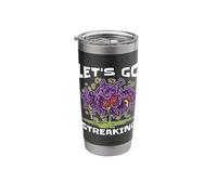 Let's Go Streaking Nerd Science Microscope Microbiologist Stainless Steel Insulated Tumbler