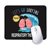 Let's Go Surfing Respiratory Therapist Funny Mouse Pad, Gifts for Respiratory Therapist Week, Gifts for Respiratory Therapists, Graduation Gifts for RT Tech, Thank You Gifts for RT Care
