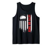 Let's Go Taco Flag - Funny Patriotic Taco Tariff Humor Pun Tank Top