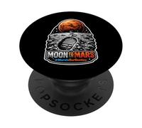 Lets Go To Mars Mars Exploration Mission To Mars Red Planet PopSockets Adhesive PopGrip