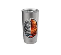 Lets Go to Mars Mars Exploration Mission to Mars Red Planet Stainless Steel Insulated Tumbler