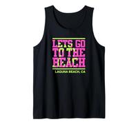Lets Go to The Beach Laguna Beach California Tank Top