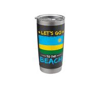 Let's Go to The Beach Rwanda Stainless Steel Insulated Tumbler