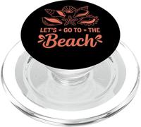 Let's Go To The Beach Seashell Vibes PopSockets PopGrip for MagSafe