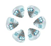 Let's go Travel Around the World 12 Pack Guitar Picks Plectrums with Organizer Storage Box, Guitar Picks for Bass Electric Acoustic Guitars Ukulele