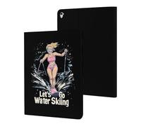 Let'S Go Water Skiing Ski Slim Case Compatible with iPad 10th 9th 8th 7th Generation 2022 2021 2020 2019 Protective Cover Stand