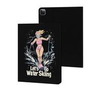 Let'S Go Water Skiing Ski Slim Case Compatible with iPad 10th 9th 8th 7th Generation 2022 2021 2020 2019 Protective Cover Stand