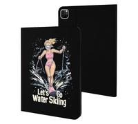 Let'S Go Water Skiing Ski Slim Case Compatible with iPad 10th 9th 8th 7th Generation 2022 2021 2020 2019 Protective Cover Stand