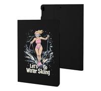 Let'S Go Water Skiing Ski Slim Case Compatible with iPad 10th 9th 8th 7th Generation 2022 2021 2020 2019 Protective Cover Stand