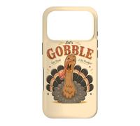 Let's Gobble Eat Drink AndBe Thankful Funny Turkey Fall Case for iPhone 17 Pro