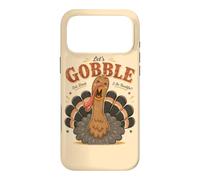 Let's Gobble Eat Drink AndBe Thankful Funny Turkey Fall Case for iPhone 17 Pro Max