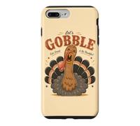 Let's Gobble Eat Drink AndBe Thankful Funny Turkey Fall Case for iPhone 7 Plus/8 Plus