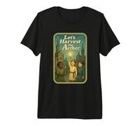 Let's Harvest the Aether - Retro Vintage Tartarian Empire Premium T-Shirt