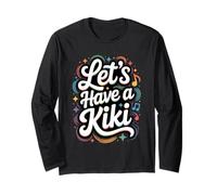 Let's Have a Kiki Gay Pride Party Rainbow LGBT Celebration Long Sleeve T-Shirt