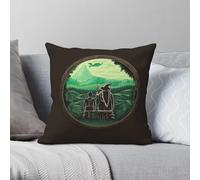 Let's Have An Adventure Square Pillowcase Polyester Linen Velvet Pattern Zip Decorative Pillow Case Room Cushion Cover