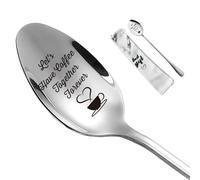 Lets have coffee together forever spoon funny gift for Friends or girlfriend coffee lover