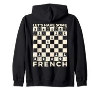Let's Have Some French Game Chess Zip Hoodie