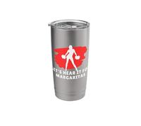 Lets Hear It for Margaritas Cheerleading for Drinking Stainless Steel Insulated Tumbler