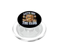 Let's Hit The Club Sandwich Pun Funny Bread Meme Dad Joke PopSockets PopGrip for MagSafe