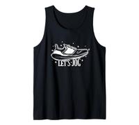Let's Jog Shoe Tank Top