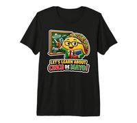 Lets Learn About Cinco De Mayo Funny Teacher Taco Premium T-Shirt