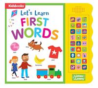 27-Button Sound Book Let's Learn First Words
