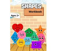 Let's learn shapes, Workbook for ages 2+, shapes book, tracking skills, scissors skills. Perfect book for homeschooling your child.
