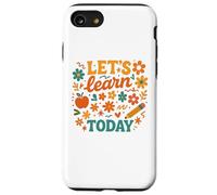 Let's Learn Today Fun Flowers and Apples Design Case for iPhone SE (2020) / 7/8
