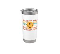 Let's Learn Today Teacher Students Cute Back to School Stainless Steel Insulated Tumbler