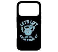 Let's Lift Each Other Up Kettlebell Peace Sign Gym Positive Case for iPhone 17 Pro
