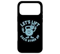Let's Lift Each Other Up Kettlebell Peace Sign Gym Positive Case for iPhone 17 Pro Max