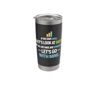 Let's Look At Data - Science Statistics Analyst Stainless Steel Insulated Tumbler