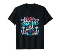 Lets Make a Splash Plumber Pipe Pun Party Graphic T-Shirt