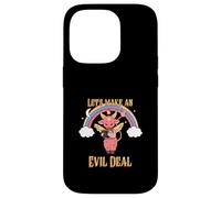 Let's Make An Evil Deal (Funny Cute Devil Graphic) Case for iPhone 14 Pro