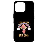 Let's Make An Evil Deal (Funny Cute Devil Graphic) Case for iPhone 16 Pro