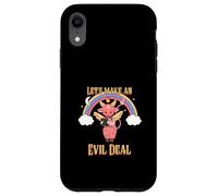 Let's Make An Evil Deal (Funny Cute Devil Graphic) Case for iPhone XR