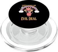 Let's Make An Evil Deal (Funny Cute Devil Graphic) PopSockets PopGrip for MagSafe