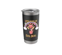 Let's Make an Evil Deal (Funny Cute Devil Graphic) Stainless Steel Insulated Tumbler