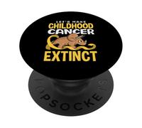 Let's Make Childhood Cancer Extinct Childhood Cancer PopSockets Adhesive PopGrip