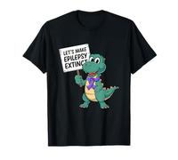 Let's Make Epilepsy Extinct Dinosaur Epilepsy Awareness T-Shirt