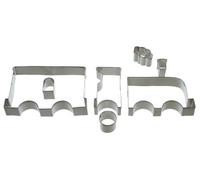 Let's Make Kitchen Craft 7-Piece Cookie Cutter Set, Train
