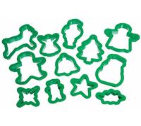 Lets Make Plastic Christmas Cookie Cutter Set