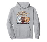 Let's Make S'more Memories Tonight Camper Funny Camping Pullover Hoodie