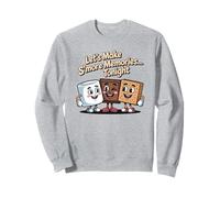 Let's Make S'more Memories Tonight Camper Funny Camping Sweatshirt