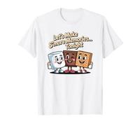 Let's Make S'More Memories Tonight Camper Funny Camping T-Shirt