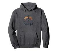 Let's Make Something Beautiful - Artistic Inspiration Pullover Hoodie, Adult Unisex, Dark Heather Grey, S